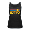 Idaho Women’s Tank Top - Retro Sunrise Women’s Idaho Tank Top - black