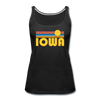 Iowa Women’s Tank Top - Retro Sunrise Women’s Iowa Tank Top - black