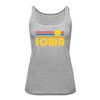 Iowa Women’s Tank Top - Retro Sunrise Women’s Iowa Tank Top - heather gray