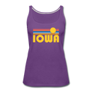 Iowa Women’s Tank Top - Retro Sunrise Women’s Iowa Tank Top - purple