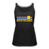 Lake of the Ozarks, Missouri Women’s Tank Top - Retro Sunrise Women’s Lake of the Ozarks Tank Top - black