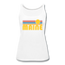 Maine Women’s Tank Top - Retro Sunrise Women’s Maine Tank Top - white
