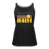 Maine Women’s Tank Top - Retro Sunrise Women’s Maine Tank Top - black