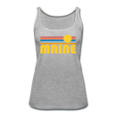 Maine Women’s Tank Top - Retro Sunrise Women’s Maine Tank Top - heather gray