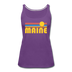Maine Women’s Tank Top - Retro Sunrise Women’s Maine Tank Top - purple