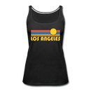 Los Angeles, California Women’s Tank Top - Retro Sunrise Women’s Los Angeles Tank Top - black