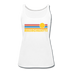 Massachusetts Women’s Tank Top - Retro Sunrise Women’s Massachusetts Tank Top - white