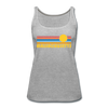 Massachusetts Women’s Tank Top - Retro Sunrise Women’s Massachusetts Tank Top - heather gray