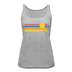 Massachusetts Women’s Tank Top - Retro Sunrise Women’s Massachusetts Tank Top - heather gray