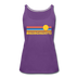 Massachusetts Women’s Tank Top - Retro Sunrise Women’s Massachusetts Tank Top - purple