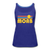 Moab, Utah Women’s Tank Top - Retro Sunrise Women’s Moab Tank Top - royal blue