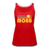 Moab, Utah Women’s Tank Top - Retro Sunrise Women’s Moab Tank Top - red