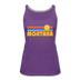 Montana Women’s Tank Top - Retro Sunrise Women’s Montana Tank Top - purple