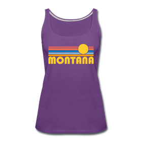 Montana Women’s Tank Top - Retro Sunrise Women’s Montana Tank Top