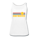 New Mexico Women’s Tank Top - Retro Sunrise Women’s New Mexico Tank Top - white