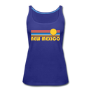 New Mexico Women’s Tank Top - Retro Sunrise Women’s New Mexico Tank Top - royal blue