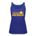 New Mexico Women’s Tank Top - Retro Sunrise Women’s New Mexico Tank Top - royal blue