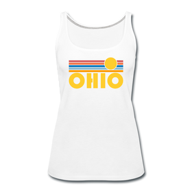 Ohio Women’s Tank Top - Retro Sunrise Women’s Ohio Tank Top - white