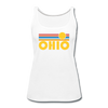 Ohio Women’s Tank Top - Retro Sunrise Women’s Ohio Tank Top - white