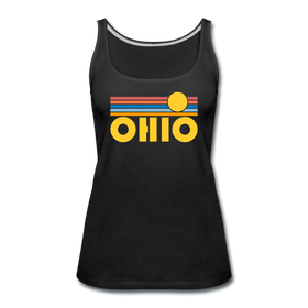 Ohio Women’s Tank Top - Retro Sunrise Women’s Ohio Tank Top - black