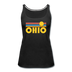 Ohio Women’s Tank Top - Retro Sunrise Women’s Ohio Tank Top - black