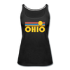 Ohio Women’s Tank Top - Retro Sunrise Women’s Ohio Tank Top - black