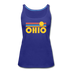 Ohio Women’s Tank Top - Retro Sunrise Women’s Ohio Tank Top - royal blue