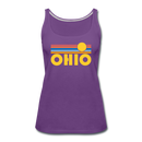 Ohio Women’s Tank Top - Retro Sunrise Women’s Ohio Tank Top - purple