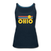 Ohio Women’s Tank Top - Retro Sunrise Women’s Ohio Tank Top - deep navy