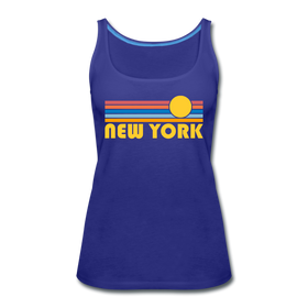 New York, New York Women’s Tank Top - Retro Sunrise Women’s New York Tank Top