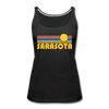 Sarasota, Florida Women’s Tank Top - Retro Sunrise Women’s Sarasota Tank Top - black