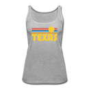 Texas Women’s Tank Top - Retro Sunrise Women’s Texas Tank Top - heather gray