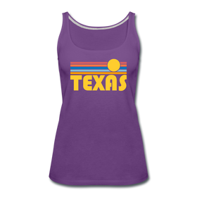 Texas Women’s Tank Top - Retro Sunrise Women’s Texas Tank Top