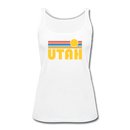Utah Women’s Tank Top - Retro Sunrise Women’s Utah Tank Top - white
