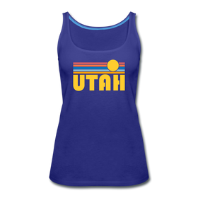 Utah Women’s Tank Top - Retro Sunrise Women’s Utah Tank Top - royal blue