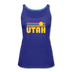 Utah Women’s Tank Top - Retro Sunrise Women’s Utah Tank Top - royal blue