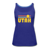 Utah Women’s Tank Top - Retro Sunrise Women’s Utah Tank Top - royal blue