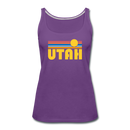 Utah Women’s Tank Top - Retro Sunrise Women’s Utah Tank Top - purple