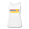 Vermont Women’s Tank Top - Retro Sunrise Women’s Vermont Tank Top - white