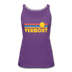 Vermont Women’s Tank Top - Retro Sunrise Women’s Vermont Tank Top - purple