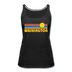 Washington Women’s Tank Top - Retro Sunrise Women’s Washington Tank Top - black