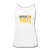 Vail, Colorado Women’s Tank Top - Retro Sunrise Women’s Vail Tank Top - white