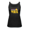 Vail, Colorado Women’s Tank Top - Retro Sunrise Women’s Vail Tank Top