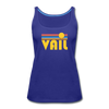 Vail, Colorado Women’s Tank Top - Retro Sunrise Women’s Vail Tank Top - royal blue