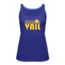 Vail, Colorado Women’s Tank Top - Retro Sunrise Women’s Vail Tank Top - royal blue