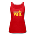 Vail, Colorado Women’s Tank Top - Retro Sunrise Women’s Vail Tank Top - red