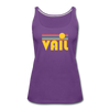 Vail, Colorado Women’s Tank Top - Retro Sunrise Women’s Vail Tank Top - purple