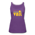Vail, Colorado Women’s Tank Top - Retro Sunrise Women’s Vail Tank Top - purple