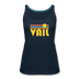 Vail, Colorado Women’s Tank Top - Retro Sunrise Women’s Vail Tank Top - deep navy