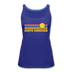 South Carolina Women’s Tank Top - Retro Sunrise Women’s South Carolina Tank Top - royal blue